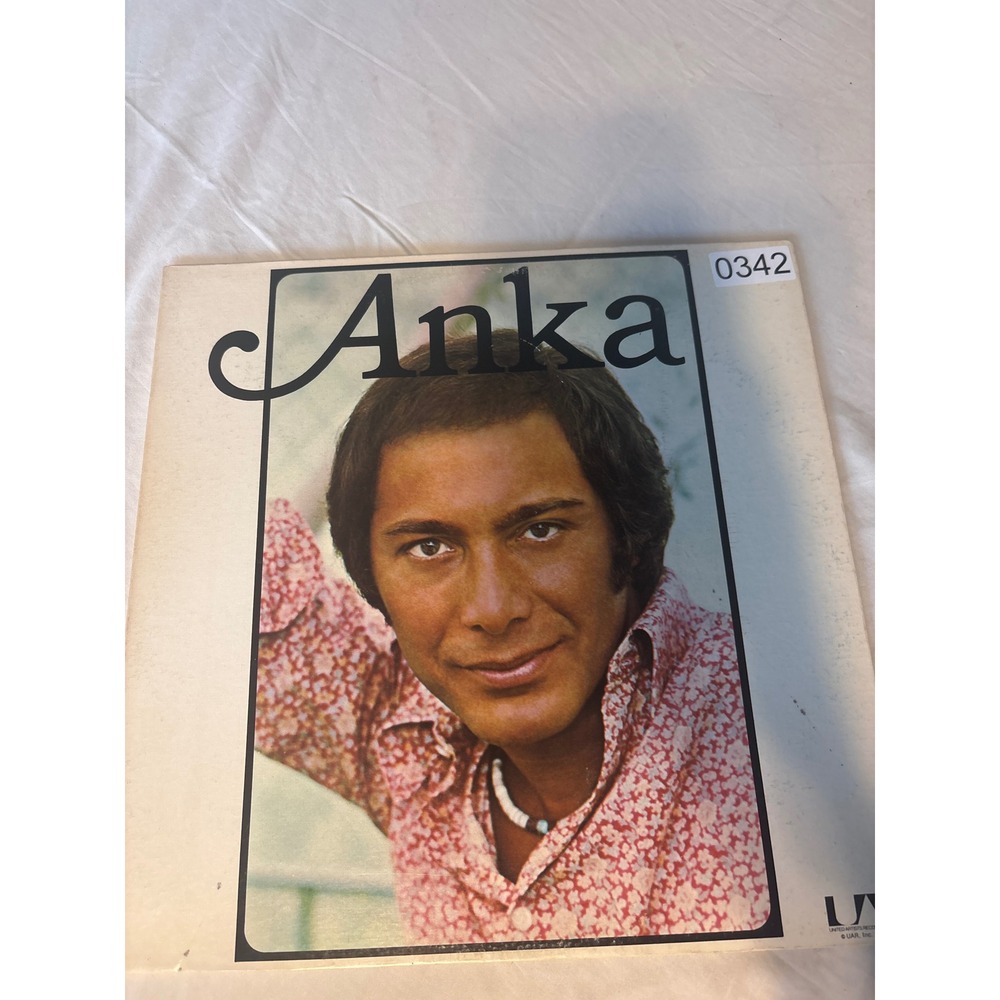 Paul Anka Anka LP 12" Black Good 1974 United Artists Soft Rock Pop UA-LA314-G
